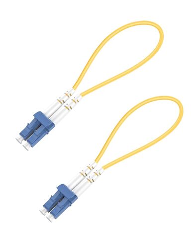 LC/UPC Multimode OM3 Fiber Loopback Adapter, Optical Module Self-Testing Tool for SFP/SFP+/QSFP,Network Equipment Testing(2 Pack) in Saudi Arabia