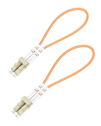 LC/UPC Multimode OM3 Fiber Loopback Adapter, Optical Module Self-Testing Tool for SFP/SFP+/QSFP,Network Equipment Testing(2 Pack) in Saudi Arabia