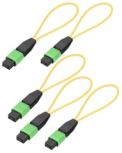 5 حزم MPO/APC 12 Core محول استرجاع الألياف أحادي الوضع مع موصل لاختبار الألياف البصرية، صيانة الشبكة، اختبار فقدان الإرجاع البصري، مركز البيانات in Kuwait