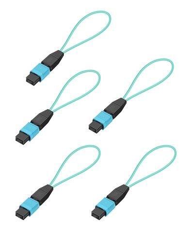 5 حزم MPO/APC 12 Core محول استرجاع الألياف أحادي الوضع مع موصل لاختبار الألياف البصرية، صيانة الشبكة، اختبار فقدان الإرجاع البصري، مركز البيانات in Kuwait