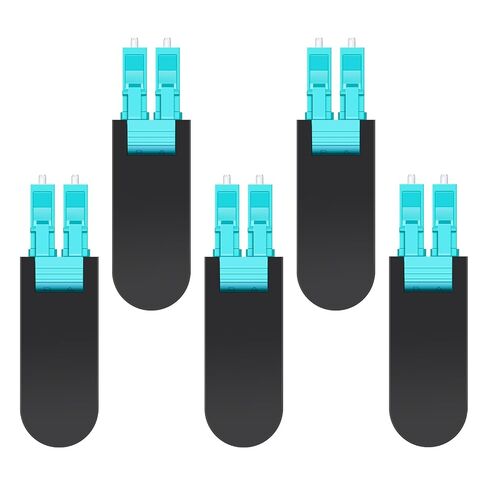 MPO Optical Loopback Female,OM4 Multimode MPO/UPC 12 Core Fiber Adapter with Connector for 40G 100G Fiber Optic Test, Network Maintenance - Optical Return Loss Tester, QSFP Test(5Pack) in Saudi Arabia