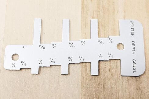 TOFL Router Depth Gauge – Easy Bit Depth Measuring Tool for Hobbyist Woodworking and DIY Projects in Saudi Arabia