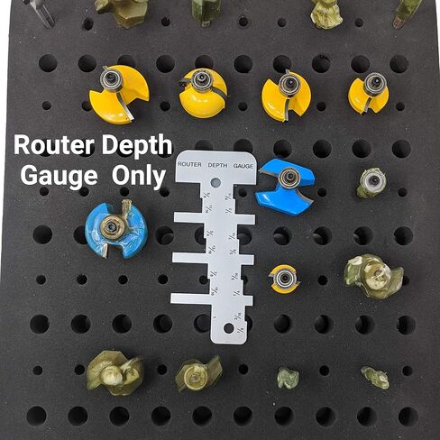 TOFL Router Depth Gauge – Easy Bit Depth Measuring Tool for Hobbyist Woodworking and DIY Projects in Saudi Arabia