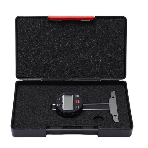 Electronic Depth Gauge 0-50.8mm/0-2in Micrometer with LCD Display and USB Data Transfer, High Precision Stainless Steel Digital Depth Measuring Tool in Saudi Arabia