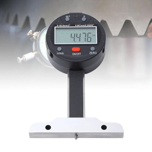 Electronic Depth Gauge 0-50.8mm/0-2in Micrometer with LCD Display and USB Data Transfer, High Precision Stainless Steel Digital Depth Measuring Tool in Saudi Arabia