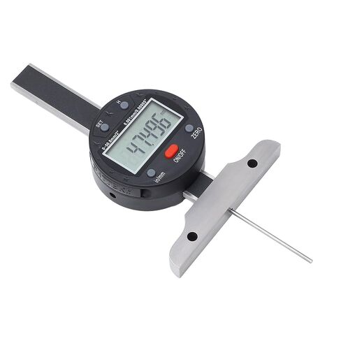 Electronic Depth Gauge 0-50.8mm/0-2in Micrometer with LCD Display and USB Data Transfer, High Precision Stainless Steel Digital Depth Measuring Tool in Saudi Arabia