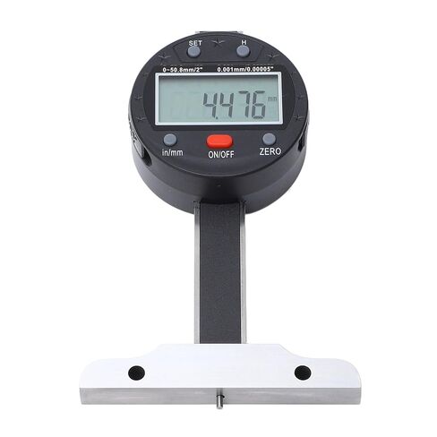 Electronic Depth Gauge 0-50.8mm/0-2in Micrometer with LCD Display and USB Data Transfer, High Precision Stainless Steel Digital Depth Measuring Tool in Saudi Arabia