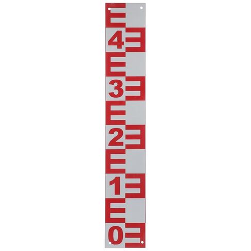 Water Level Gauge with Baked Enamel Finish Glow in The Dark Water Level Meter Tool for Pond Pool River Measurement 19.68In Durable Waterproof Scale in Saudi Arabia