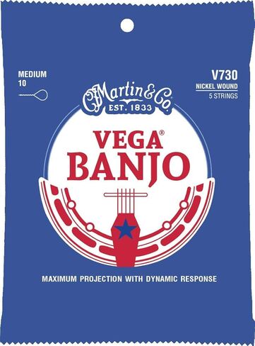 Martin V730 Vega Banjo Strings, Medium in Saudi Arabia