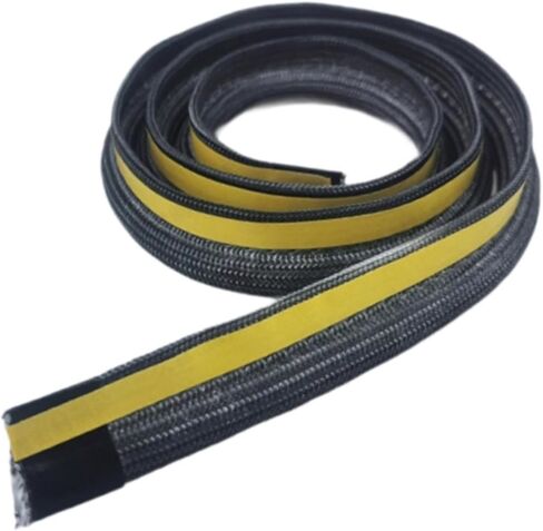 Self Sticky Flat Gasket Tape, Fiberglass Tape, Flat Door Glass Gasket for s Smokers, 200cmx1cmx1cm in Kuwait