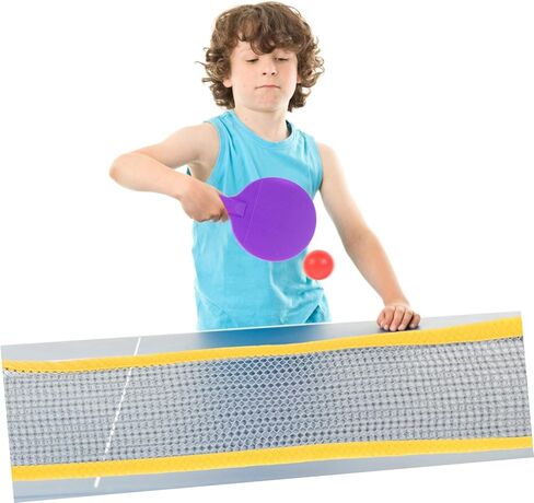 TOYANDONA 1Set Mini Table Tennis Set Portable Indoor Pong Game for Fun Tabletop Rackets and Net for Boys for Family Interaction and Skill Development in Saudi Arabia