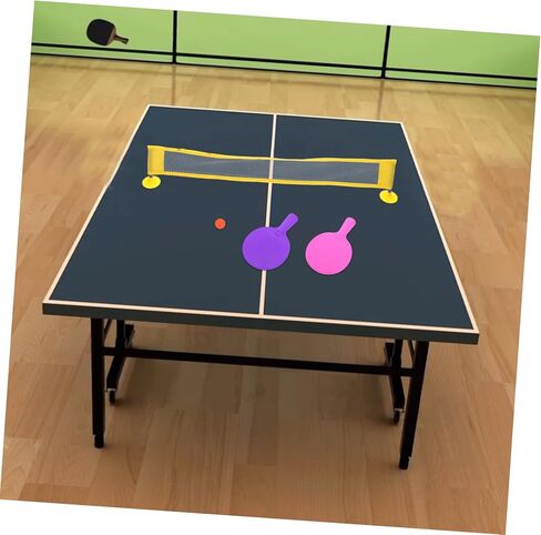 TOYANDONA 1Set Mini Table Tennis Set Portable Indoor Pong Game for Fun Tabletop Rackets and Net for Boys for Family Interaction and Skill Development in Saudi Arabia