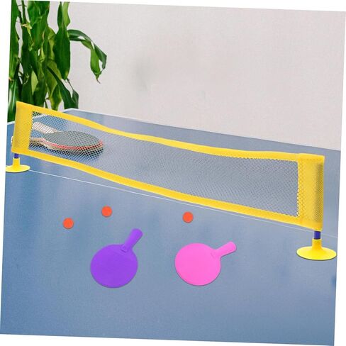 1Set Mini Portable Tabletop Pong Set Fun Table Tennis Game for Easy to Store Indoor for Present for Developing Skills in Saudi Arabia