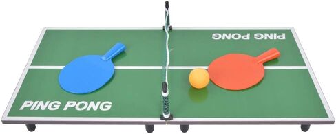 Alomejor Mini Folding Table Tennis Game Set Portable Fiberboard Desk Toy for ParentChild Entertainment in Saudi Arabia
