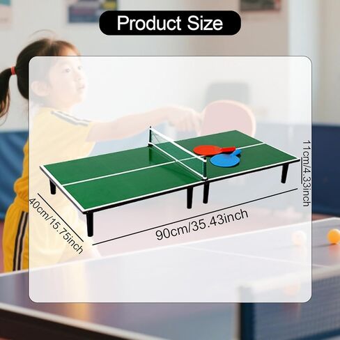 Portable Mini Ping Pong Game with Detachable Design and 2 Paddles for Children in Saudi Arabia