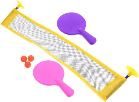 SUPVOX 1Set Mini Portable Tabletop Table Tennis Set for Indoor Fun with Rackets and Net Parent Interactive Game Easy to Play Mini Pong Set for All Ages in Saudi Arabia