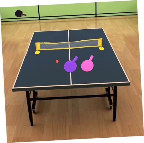 SUPVOX 1Set Mini Portable Tabletop Table Tennis Set for Indoor Fun with Rackets and Net Parent Interactive Game Easy to Play Mini Pong Set for All Ages in Saudi Arabia