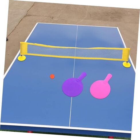 SUPVOX 1Set Mini Portable Tabletop Table Tennis Set for Indoor Fun with Rackets and Net Parent Interactive Game Easy to Play Mini Pong Set for All Ages in Saudi Arabia