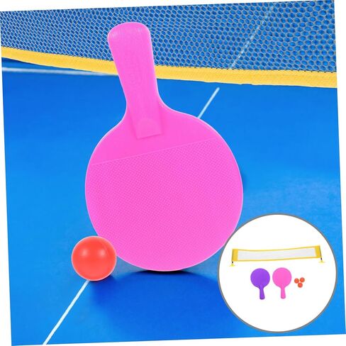 SUPVOX 1Set Mini Portable Tabletop Table Tennis Set for Indoor Fun with Rackets and Net Parent Interactive Game Easy to Play Mini Pong Set for All Ages in Saudi Arabia