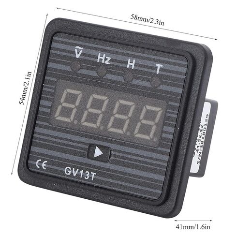Oumefar 40-70HZ 0.5 Level 3 in 1 Generator Digital Meter 220V 380V AC Panel Mounting Meter GV13T for Generator Voltage Frequency Display(220V System) in Saudi Arabia