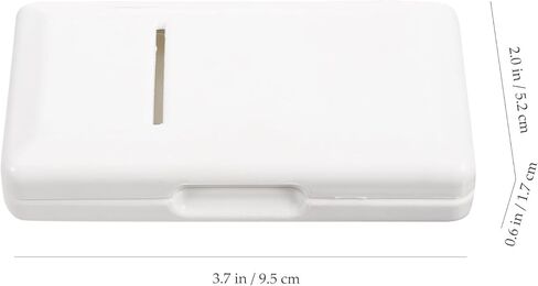 minkissy Oboe Reed Case 6-slot Portable White Oboe Reed Holder Storage Box for Wind Instrument Accessories in Kuwait