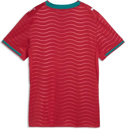 PUMA Womens Portugal Home Crew Neck Short Sleeve Jersey Casual - Red in Saudi Arabia