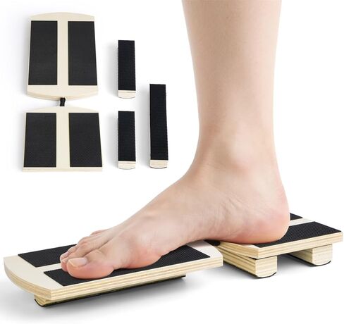 Ankle Balance Board Foot Strengthener Blackboard Trainer, Bamboo Axis Board Ankle Balance Boards for Physical Therapy, Posture Correction for Plantar Fasciitis Relief, Stability Exercises in Kuwait