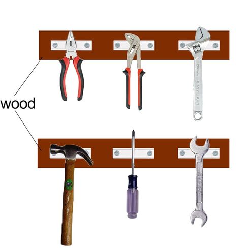 Neodymium Strong Magnets with mounting Holes,4PCS 1.50" & 2PCS 2.50" Length, 60 and 100LBS Magnet with Screws, Industrial Magnets with Holes for Tool Room,Science,Craft,Office in Kuwait