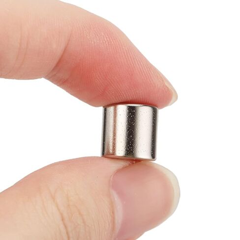 10 PCS Refrigerator Magnets 3/8" x3/8" Cylinder Magnets Small Permanent Rare Earth Magnets Neodymium Magnet for Multi-Use Fridge Whiteboard DIY Scientific Craft Office Magnets, 10x10mm in Kuwait