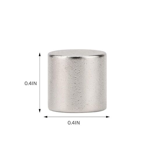10 PCS Refrigerator Magnets 3/8" x3/8" Cylinder Magnets Small Permanent Rare Earth Magnets Neodymium Magnet for Multi-Use Fridge Whiteboard DIY Scientific Craft Office Magnets, 10x10mm in Kuwait