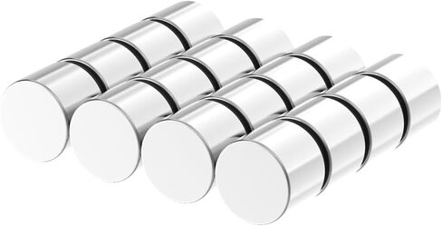 N52 Magnets - 1/2" D x 3/8" H - 16 Pack, Powerful Rare Earth Magnets,Super Strong Neodymium Disc Magnet for Fridge, Office, Building, Scientific, Crafts and DIY Thick Strong Magnet in Kuwait