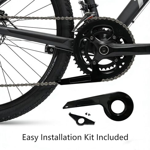 Bike Chain Guard Cover, Heavy-Duty Sprocket & Chainring Protector, Bicycle Crankset Protection Accessories for Mountain, Road & Kids Bikes Daily Commuting, Outdoor Riding & Training in Kuwait