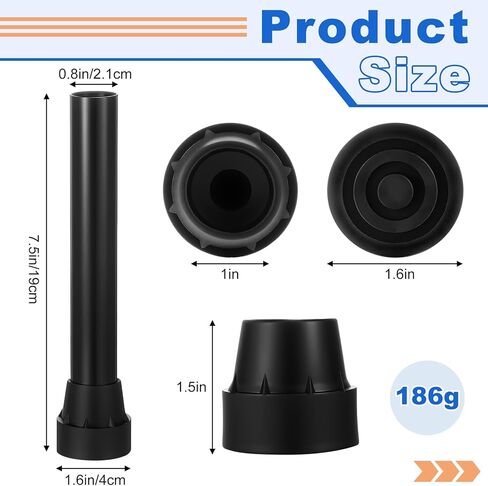 8 Pcs 7.5 x 0.8 Inches Universal Trampoline Replacement Legs with Rubber Covers Pad Stainless Steel Leg Tube Mini Trampoline Tube Accessories Bounce Part in Kuwait