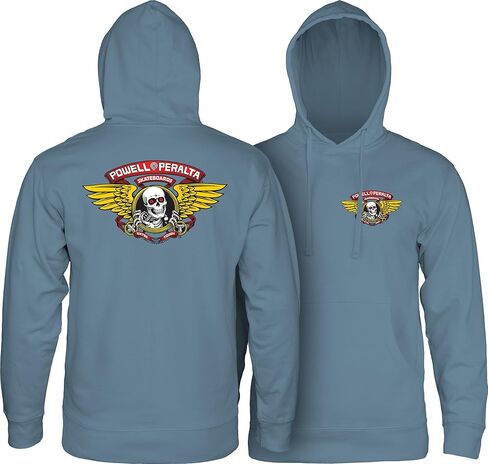 Powell Peralta Winged Ripper Hoody Shirty ، جبال الألب الأخضر ، 2XL in Kuwait