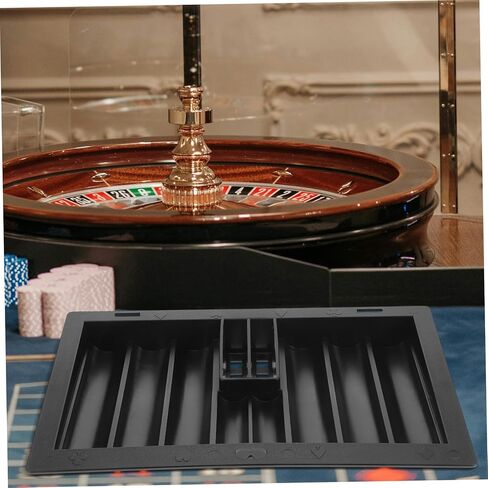 HANABASS 350pieces Portable Poker Chip Holder Multi-function Chip Box for Game Table Poker Racks in Saudi Arabia