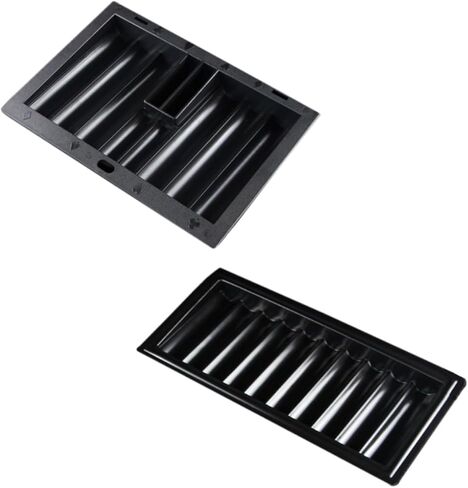 Yardwe Poker Chip Tray Set for Games 2pcs Plastic Poker Chip Holder Divided Compartments for Easy Organization in Kuwait