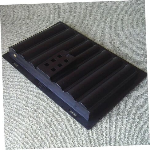 Yardwe Poker Chip Tray Set for Games 2pcs Plastic Poker Chip Holder Divided Compartments for Easy Organization in Kuwait
