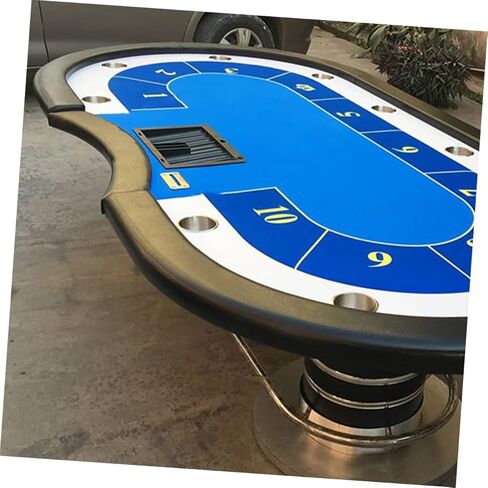 Yardwe Poker Chip Tray Set for Games 2pcs Plastic Poker Chip Holder Divided Compartments for Easy Organization in Kuwait