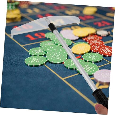 GALPADA Telescopic Poker Chip Collector Rake Game Chip Collection Tool for Board Games Convenient Storage Practical Use Efficient Poker Chip Push Supply in Kuwait