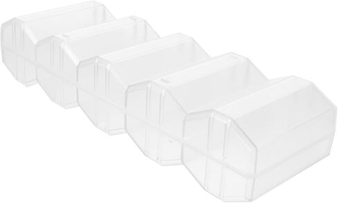 Vaguelly Transparent Poker Chip Storage Box with Compartment Design Game Cards Holder for Organizing Poker Chips Cards and Dice in Kuwait