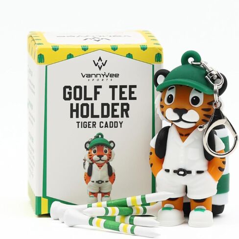 يضم Tiger Caddy Golf Tee Holder 8 Tees Golf ، وملحقات الجولف الممتعة للرجال والنساء ، وملحقات حقيبة الجولف الأنيقة وهدية الجولف in Saudi Arabia