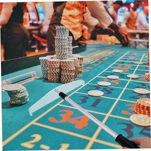 Sosoport Telescopic Poker Chip Rake Poker Chip Collector for Games Easy to Use Store for Parties and Poker Play with Excellent Craftsmanship and Smooth Edges in Kuwait