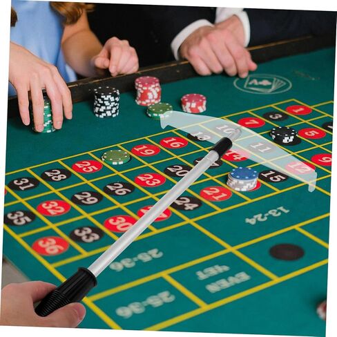 Sosoport Telescopic Poker Chip Rake Poker Chip Collector for Games Easy to Use Store for Parties and Poker Play with Excellent Craftsmanship and Smooth Edges in Kuwait