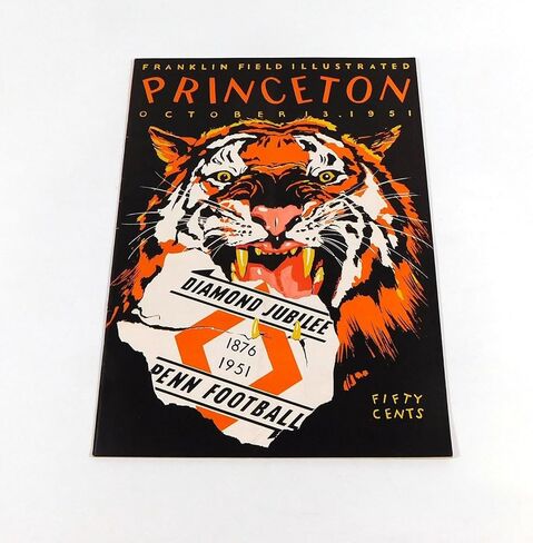 1951 Princeton vs Pennsylvania College Football Program 10-13-51 - College Programs in Kuwait