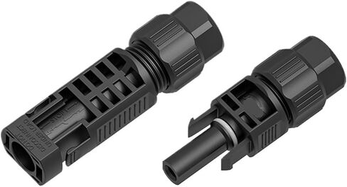 MC4 photovoltaic connector 1500V line to line manual unlocking dustproof solar high current waterproof photovoltaic male and female docking(6mm²EW-PV4MF) in Kuwait