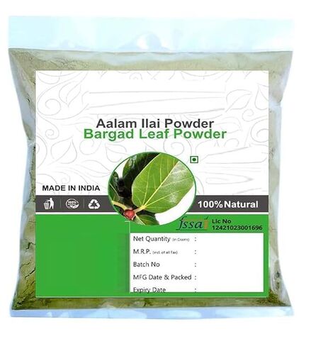 VED Banyan Leaf Powder -150 Gram_5.29 Oz-Aalam Ilai-Ficus Benghalensis-Marri Udala-Bargad-Bahupada Powder. in Kuwait