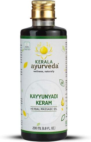 Kerala Ayurveda Kayyunyadi Thailam - Herbal Scalp Oil with Bhringaraj & Amla to Promote Normal, Lustrous Hair and Balance Pitta, 6.8 Fl Oz in Kuwait