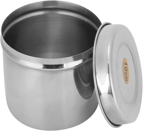 Stainless Steel Cotton Ball Cup Jar Medical Supplies Hospital Equipment Clinic Essentials with Lid for Home Hospital Vet Use in Saudi Arabia