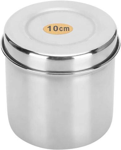 Stainless Steel Cotton Ball Cup Jar Medical Supplies Hospital Equipment Clinic Essentials with Lid for Home Hospital Vet Use in Saudi Arabia