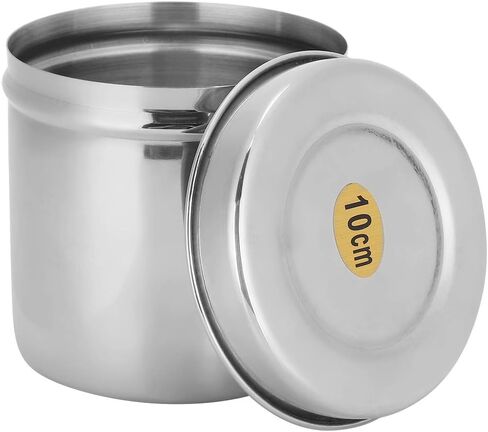Stainless Steel Cotton Ball Cup Jar Medical Supplies Hospital Equipment Clinic Essentials with Lid for Home Hospital Vet Use in Saudi Arabia